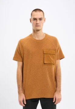 KnowledgeCotton Apparel Oversized T-Shirt 10676653 7 KnowledgeCotton Apparel Oversized T-Shirt 10676653 -Woehrl Populaire Boutique 1010001 1366 Brown Sugar 1