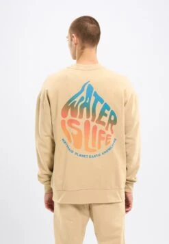KnowledgeCotton Apparel Sweatshirt WATERAID 10676651 -Woehrl Populaire Boutique 1030005 1347 Safari Extra 1