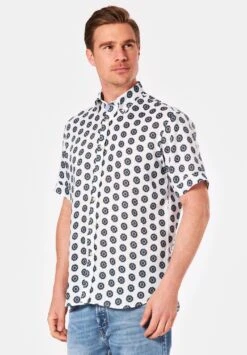 Francesco Fabbri Freizeithemd 1/2 Arm Print 10691101