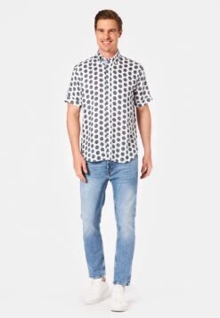 Francesco Fabbri Freizeithemd 1/2 Arm Print 10691101 -Woehrl Populaire Boutique 10691101 print a 4