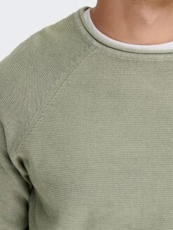 Only & Sons Strickpullover 10676810 -Woehrl Populaire Boutique 22016131 seagrass 4