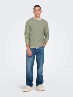 Only & Sons Strickpullover 10676810 -Woehrl Populaire Boutique 22016131 seagrass 5