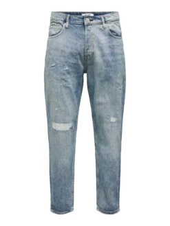 Only & Sons Jeans Tapered Fit 10656357 12 Only & Sons Jeans Tapered Fit 10656357 -Woehrl Populaire Boutique 22023149 blue denim 1