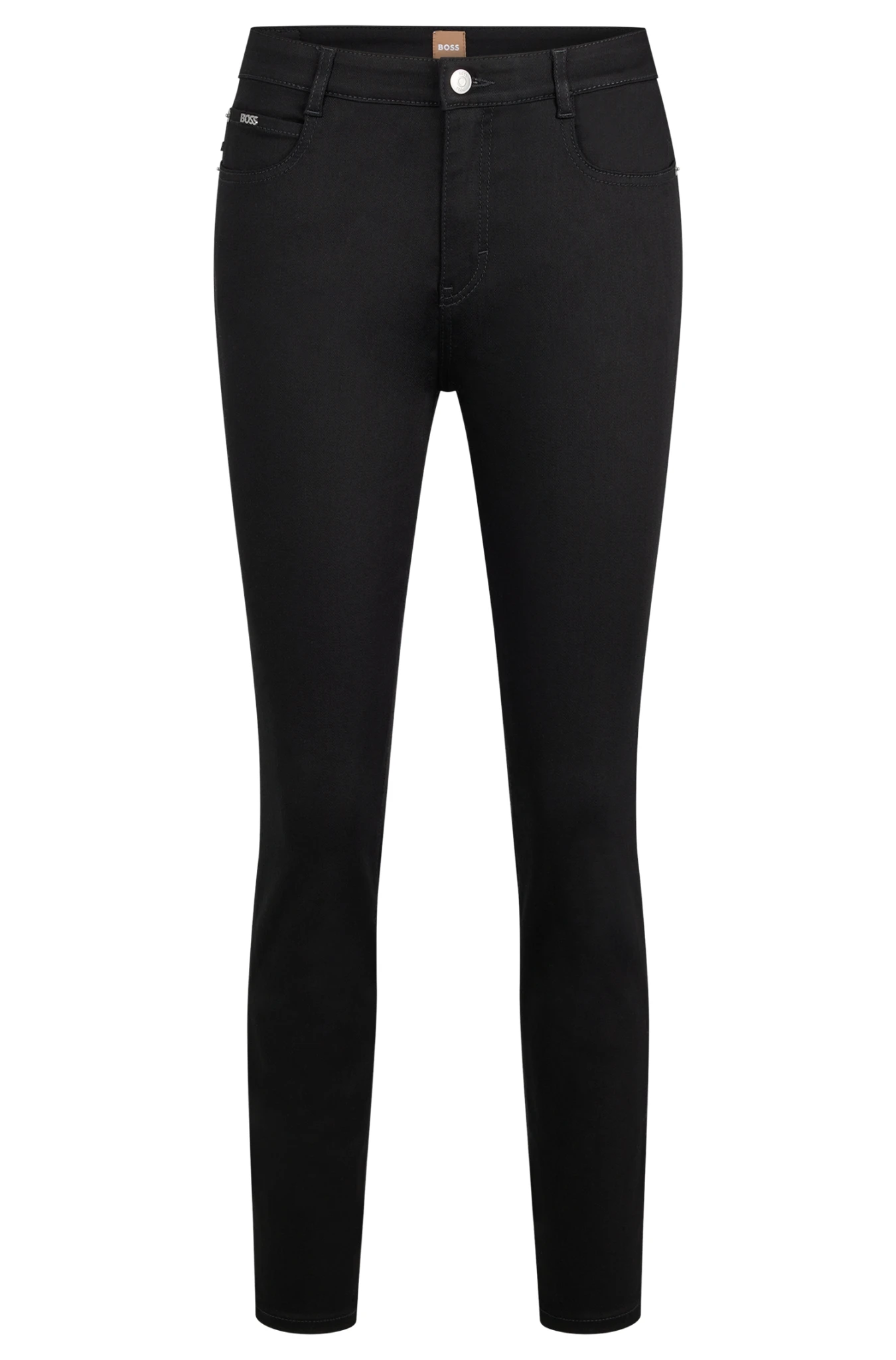 Boss SLIM-FIT JEANS SLIM CROP 4.0 AUS STAY BLACK-SUPER-STRETCH-DENIM 10664246 2 Boss SLIM-FIT JEANS SLIM CROP 4.0 AUS STAY BLACK-SUPER-STRETCH-DENIM 10664246 – Bild 2