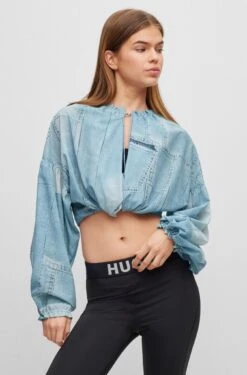 Hugo Oversized Bluse Mit Denim-Print 10681198 17 Hugo Oversized Bluse Mit Denim-Print 10681198 -Woehrl Populaire Boutique 50488558 985 341 HB B2C SHO 01 valid until 20241220