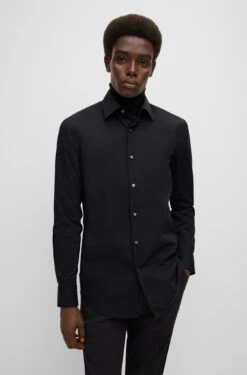 Boss Businesshemd HANK 10643507 -Woehrl Populaire Boutique BOSS Black PreFall 22 001 50469345 3