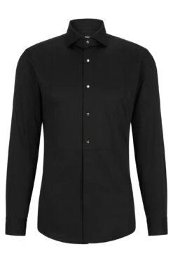 Boss SLIM-FIT SMOKINGHEMD AUS ITALIENISCHER STRETCH-BAUMWOLLE 10677409