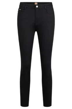 Boss SLIM-FIT JEANS SLIM CROP 4.0 AUS STAY BLACK-SUPER-STRETCH-DENIM 10664246 34 Boss SLIM-FIT JEANS SLIM CROP 4.0 AUS STAY BLACK-SUPER-STRETCH-DENIM 10664246 -Woehrl Populaire Boutique BOSS Womensw FallWinter 22 005 50480816