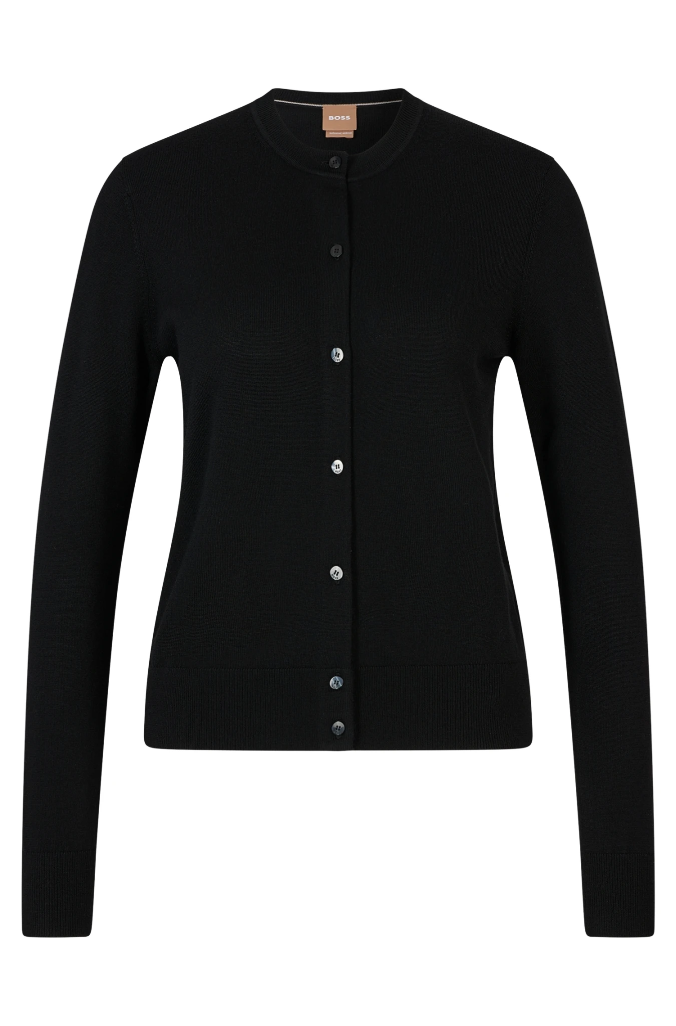 Boss CARDIGAN Fadenasis AUS SCHURWOLLE MIT RUNDHALSAUSSCHNITT UND KNOPFLEISTE 10663774 1 Boss CARDIGAN Fadenasis AUS SCHURWOLLE MIT RUNDHALSAUSSCHNITT UND KNOPFLEISTE 10663774