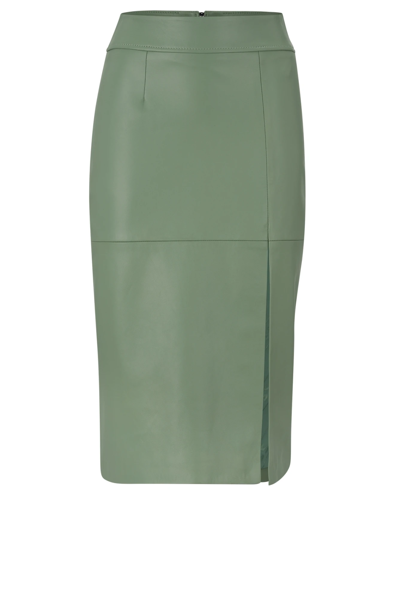 Boss Slim-Fit Bleistiftrock Aus Genarbtem Leder 10680935 1 Boss Slim-Fit Bleistiftrock Aus Genarbtem Leder 10680935