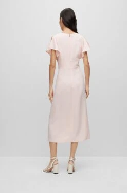 Boss Langes Slim-Fit Kleid Mit V-Ausschnitt 10680932 6 Boss Langes Slim-Fit Kleid Mit V-Ausschnitt 10680932 -Woehrl Populaire Boutique BOSS Womensw SpringSummer 23 676 50488660 3