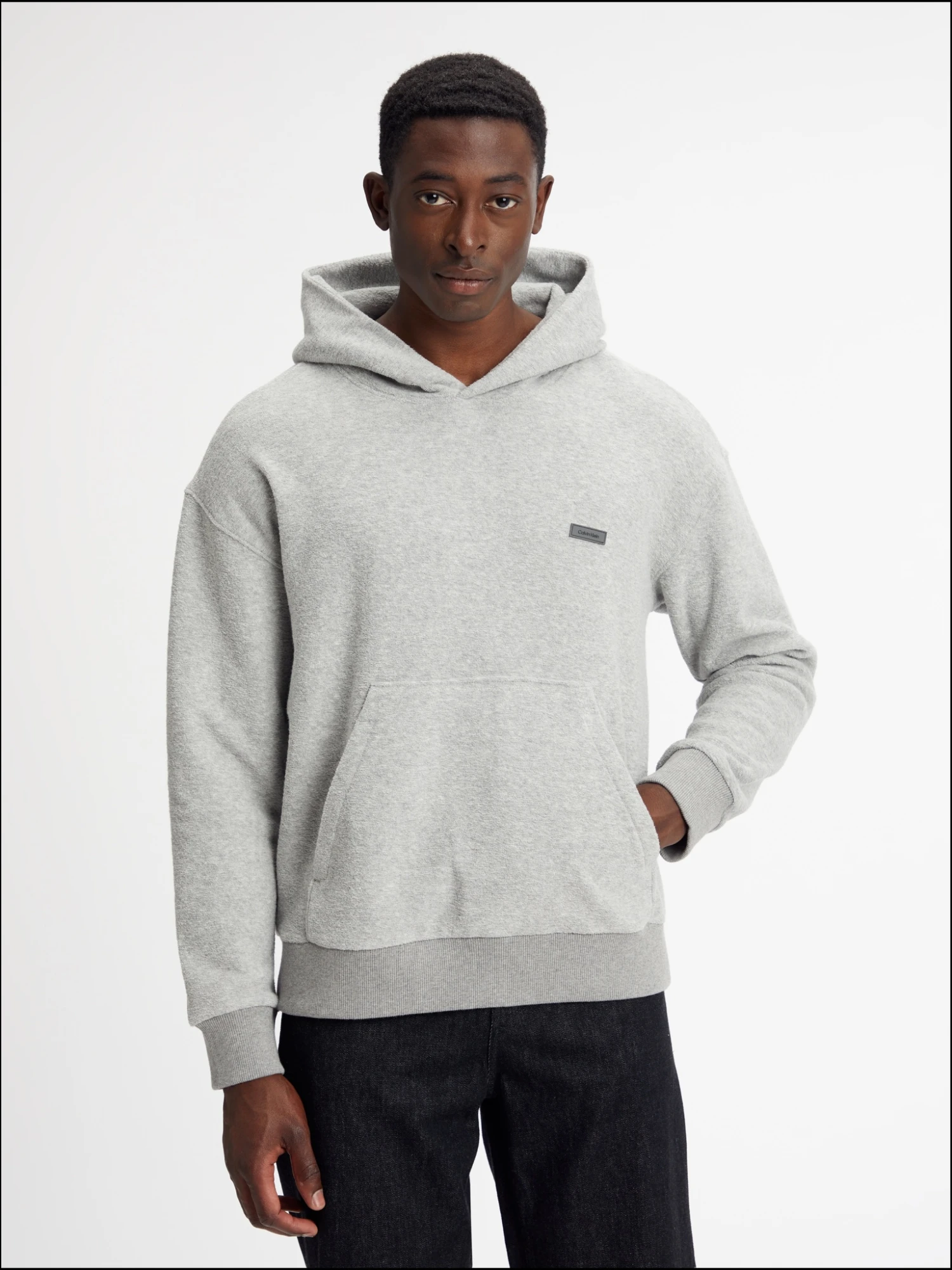 Calvin Klein Lässiger Hoodie Aus Bouclé-Fleece 10675444 1 Calvin Klein Lässiger Hoodie Aus Bouclé-Fleece 10675444