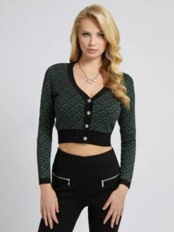 Guess Jacquard-Strickjacke 10674960 -Woehrl Populaire Boutique ECOMM W2BR55Z2YK2 P84Z