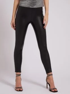 Guess Leggings Aus Kunstleder 10674985 -Woehrl Populaire Boutique ECOMM W2YB16WEPI0 JBLK
