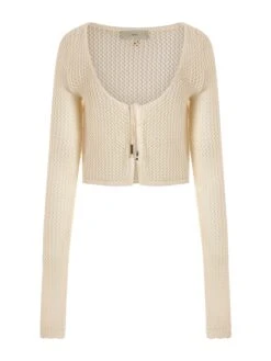 Guess LS CROPPED CARDI CROCHET SWTR 10708337