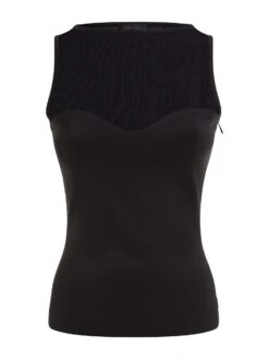 Guess ESTEFANA Top 10703212 -Woehrl Populaire Boutique GHOST W3RP29KAZS0 JBLK