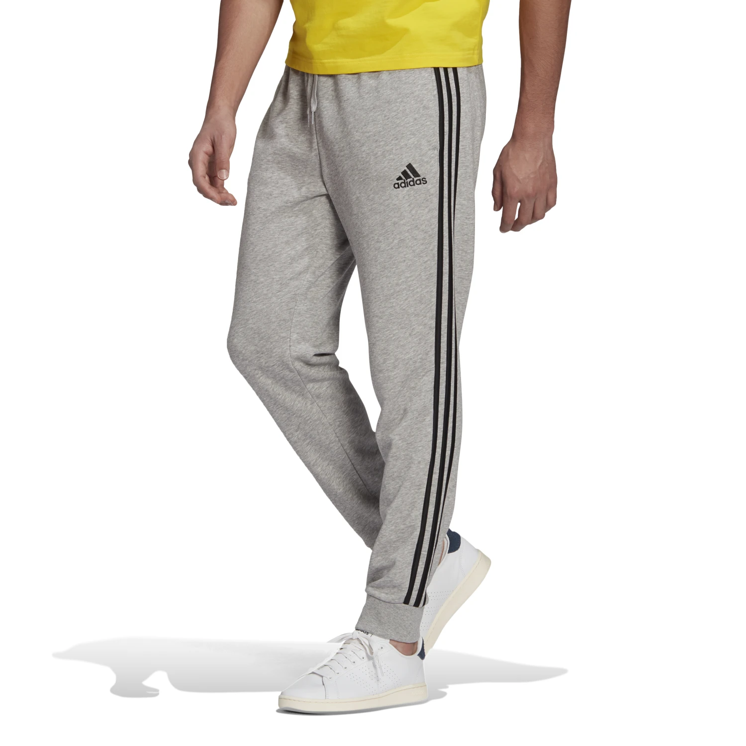 Adidas Essentials French Terry Tapered Cuff 3-Streifen Hose 10639898 5 Adidas Essentials French Terry Tapered Cuff 3-Streifen Hose 10639898 – Bild 5