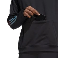 Adidas Train Icons 3-Streifen Training Hoodie 10680761 -Woehrl Populaire Boutique HS7513 7 APPAREL On Model Detail View 1 transparent