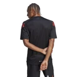 Adidas Train Icons 3-Streifen Training T-Shirt 10680759 -Woehrl Populaire Boutique HS7520 5 APPAREL On Model Back View transparentr4lVuxB2BfErU