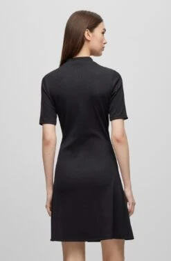 Hugo Kleid Mit Reißverschluss Am Ausschnitt 10706113 -Woehrl Populaire Boutique HUGO Womensw Fall 23 001 50505025 3