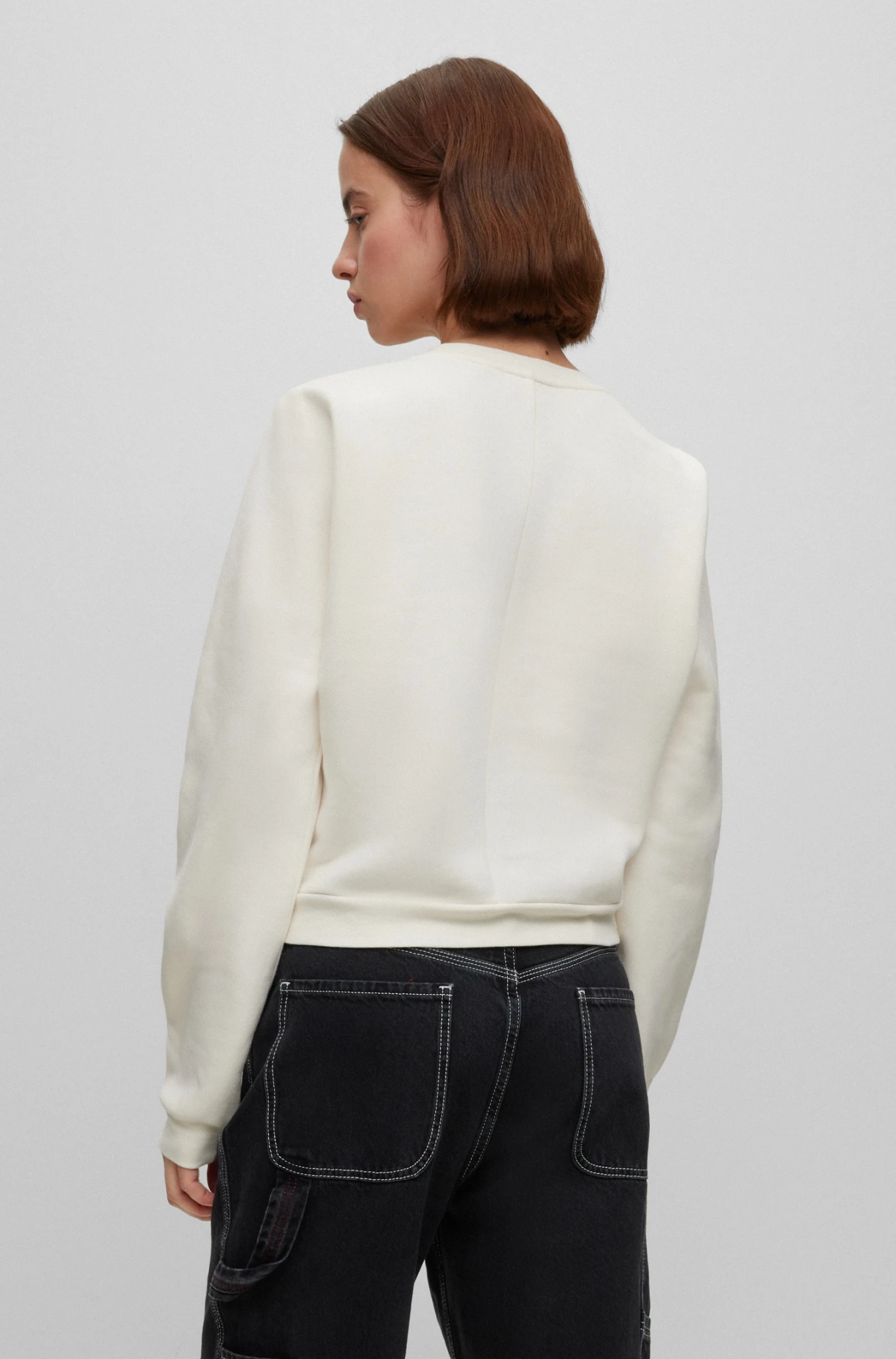 Hugo Regular Fit Sweatshirt Mit Schulter-Details 10706120 3 Hugo Regular Fit Sweatshirt Mit Schulter-Details 10706120 – Bild 3