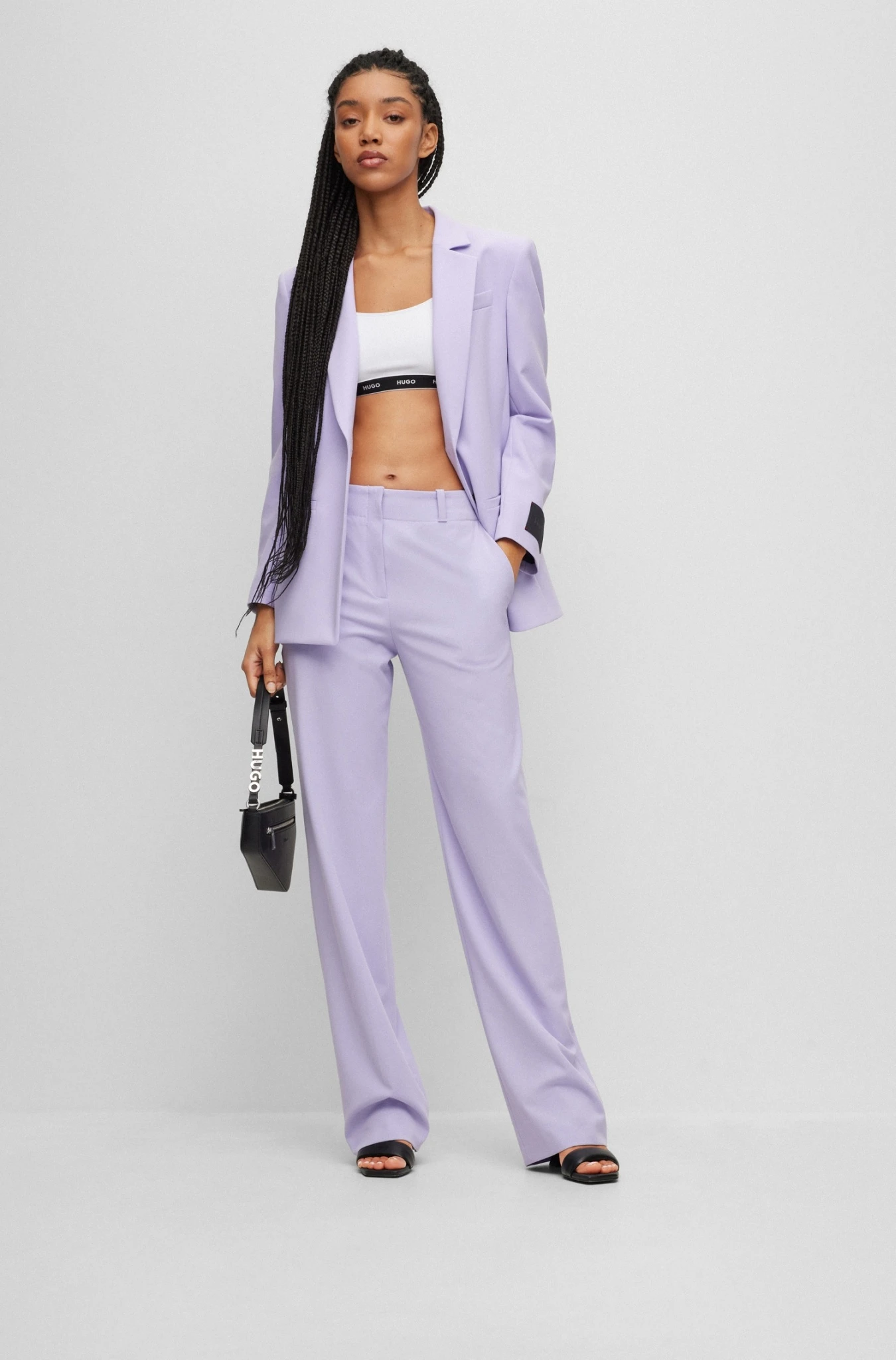 Hugo Regulat Fit Hose Mit Hohem Bund Und Weitem Bein 10706127 2 Hugo Regulat Fit Hose Mit Hohem Bund Und Weitem Bein 10706127 – Bild 2