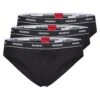 Hugo DREIER-PACK SLIPS AUS STRETCH-BAUMWOLLE MIT LOGOS AM BUND TRIPLET BRIEF STRIPE 10682140