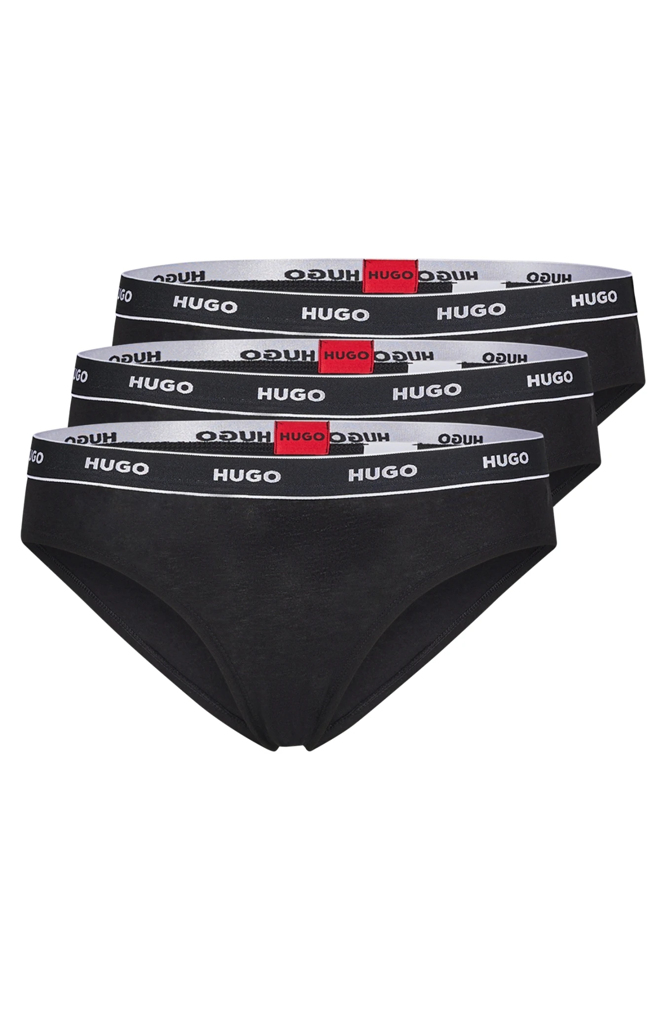 Hugo DREIER-PACK SLIPS AUS STRETCH-BAUMWOLLE MIT LOGOS AM BUND TRIPLET BRIEF STRIPE 10682140 1 Hugo DREIER-PACK SLIPS AUS STRETCH-BAUMWOLLE MIT LOGOS AM BUND TRIPLET BRIEF STRIPE 10682140