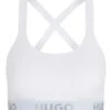 Hugo BRALETTE AUS STRETCH-BAUMWOLLE MIT LOGO-BAND PADDED SPORTY 10682303