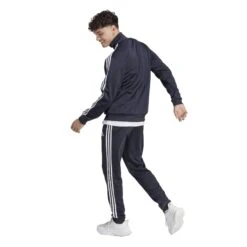 Adidas Sportswear Basic 3-Streifen Tricot Trainingsanzug 10680741 28 Adidas Sportswear Basic 3-Streifen Tricot Trainingsanzug 10680741 -Woehrl Populaire Boutique HZ2220 6 APPAREL On Model Back View transparent