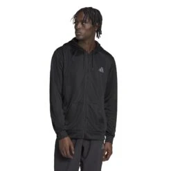 Adidas Train Essentials Seasonal Training Jacke 10680751 -Woehrl Populaire Boutique IB8137 3 APPAREL On Model Standard View transparent