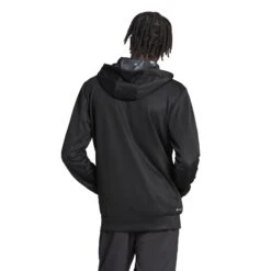 Adidas Train Essentials Seasonal Training Jacke 10680751 -Woehrl Populaire Boutique IB8137 5 APPAREL On Model Back View transparent