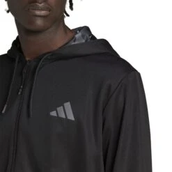 Adidas Train Essentials Seasonal Training Jacke 10680751 -Woehrl Populaire Boutique IB8137 8 APPAREL On Model Detail View 1 transparent