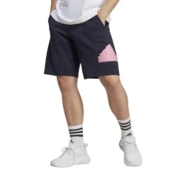 Adidas Future Icons Badge Of Sport Shorts 10680803 17 Adidas Future Icons Badge Of Sport Shorts 10680803 -Woehrl Populaire Boutique IC3739 3 APPAREL On Model Standard View transparent