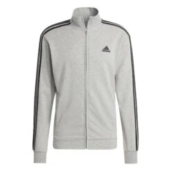 Adidas Sportswear Basic 3-Streifen French Terry Trainingsanzug 10680739 25 Adidas Sportswear Basic 3-Streifen French Terry Trainingsanzug 10680739 -Woehrl Populaire Boutique IC6748 1 APPAREL Photography Standard Top Part View transparent
