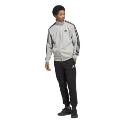 Adidas Sportswear Basic 3-Streifen French Terry Trainingsanzug 10680739 28 Adidas Sportswear Basic 3-Streifen French Terry Trainingsanzug 10680739 -Woehrl Populaire Boutique IC6748 4 APPAREL On Model Standard View transparent