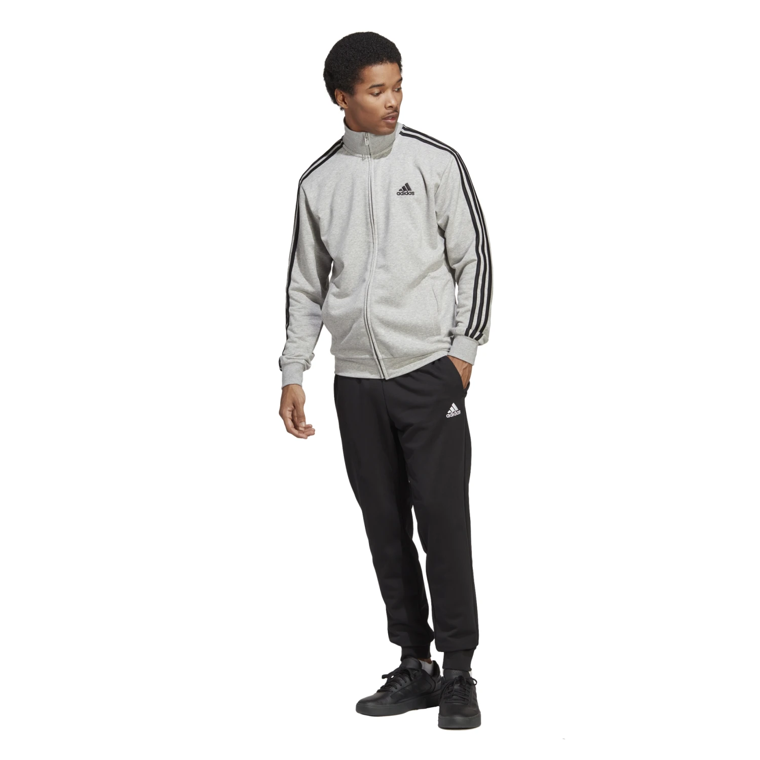Adidas Sportswear Basic 3-Streifen French Terry Trainingsanzug 10680739 12 Adidas Sportswear Basic 3-Streifen French Terry Trainingsanzug 10680739 – Bild 12