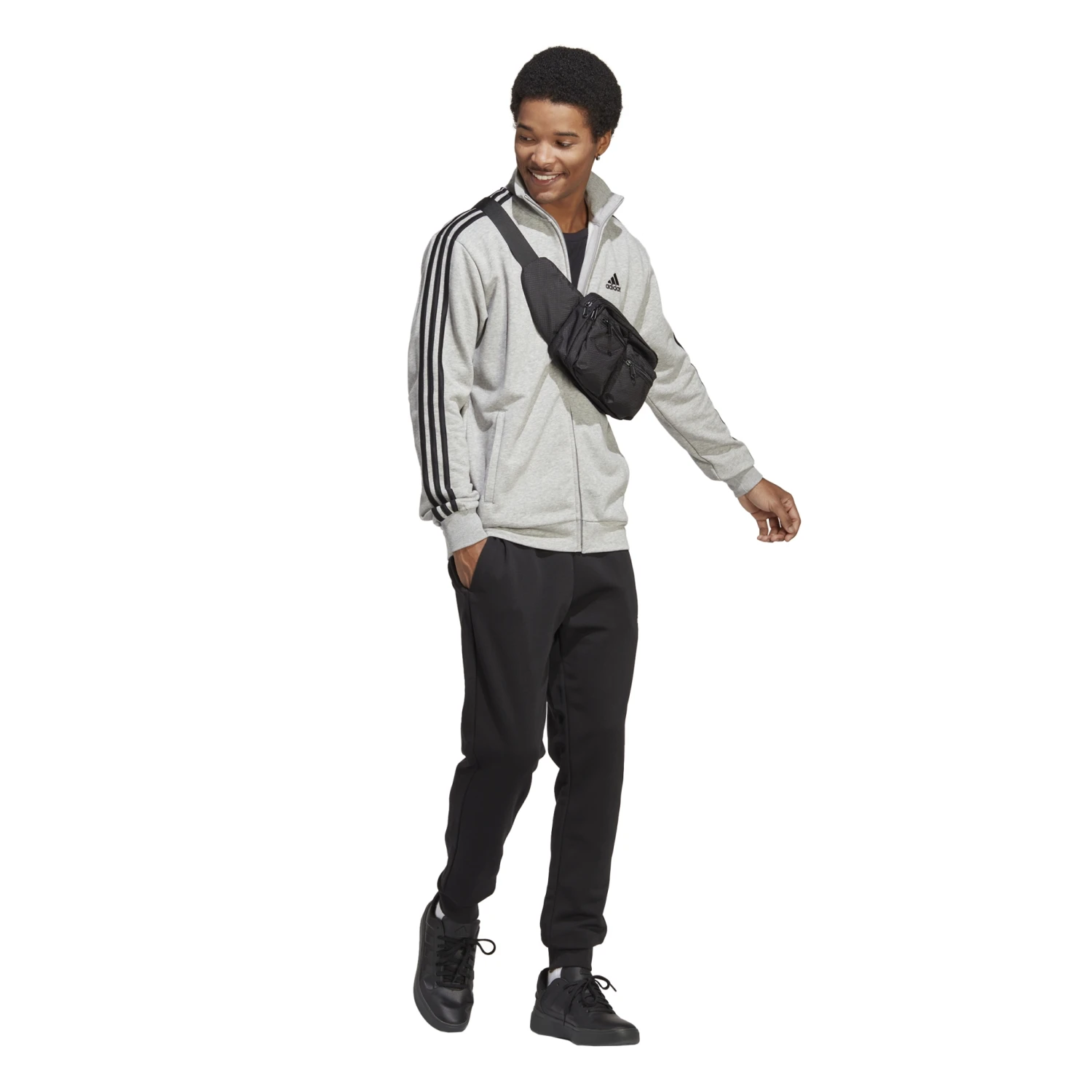 Adidas Sportswear Basic 3-Streifen French Terry Trainingsanzug 10680739 15 Adidas Sportswear Basic 3-Streifen French Terry Trainingsanzug 10680739 – Bild 15