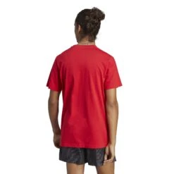 Adidas Essentials Single Jersey T-Shirt 10680829 12 Adidas Essentials Single Jersey T-Shirt 10680829 -Woehrl Populaire Boutique IC9339 5 APPAREL On Model Back View transparent