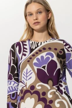 Luisa Cerano Kleid Mit Flower-Print 10713024 -Woehrl Populaire Boutique Luisa Cerano HW 2023 VKP1 7099 7884503547 7099 5