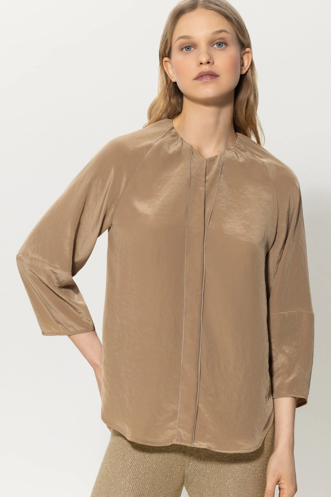 Luisa Cerano Bluse Mit Faltendetail 10713190 2 Luisa Cerano Bluse Mit Faltendetail 10713190 – Bild 2