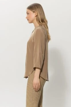 Luisa Cerano Bluse Mit Faltendetail 10713190 8 Luisa Cerano Bluse Mit Faltendetail 10713190 -Woehrl Populaire Boutique Luisa Cerano HW 2023 VKP1 763 2883761687 0763 3