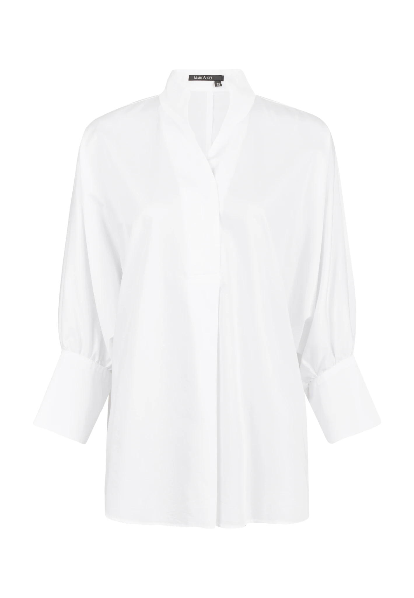 Marc Aurel Hemdbluse Mit 3/4-Ärmeln 10715496 1 Marc Aurel Hemdbluse Mit 3/4-Ärmeln 10715496
