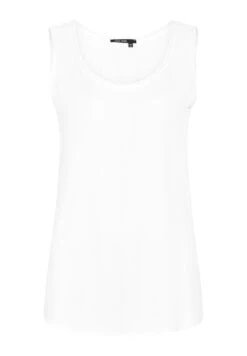 Marc Aurel Satin-Top Mit Bogenkanten 10717050