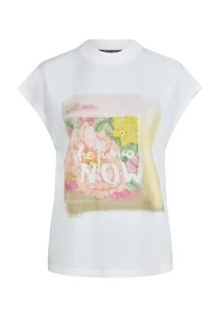 Marc Aurel T-Shirt Mit Flower-Frontprint 10715678