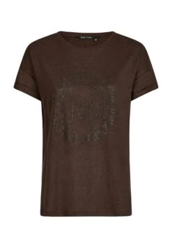 Marc Aurel Leinenshirt Mit Strasslogo 10726950