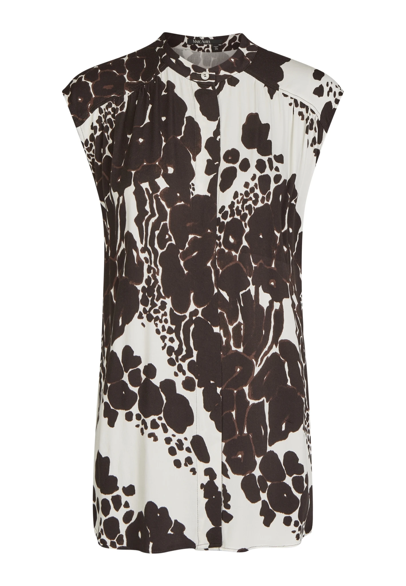Marc Aurel Blusentop Mit Abstraktem Flower-Print 10715665 1 Marc Aurel Blusentop Mit Abstraktem Flower-Print 10715665