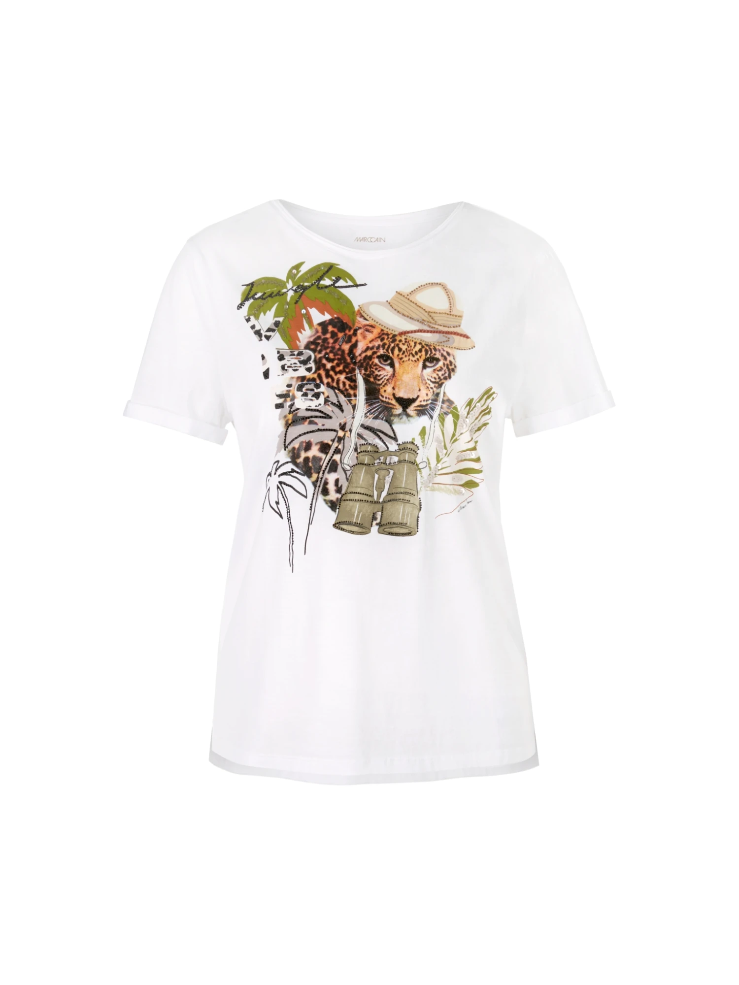 Marc Cain T-Shirt Mit Tiermotiv 10721686 1 Marc Cain T-Shirt Mit Tiermotiv 10721686