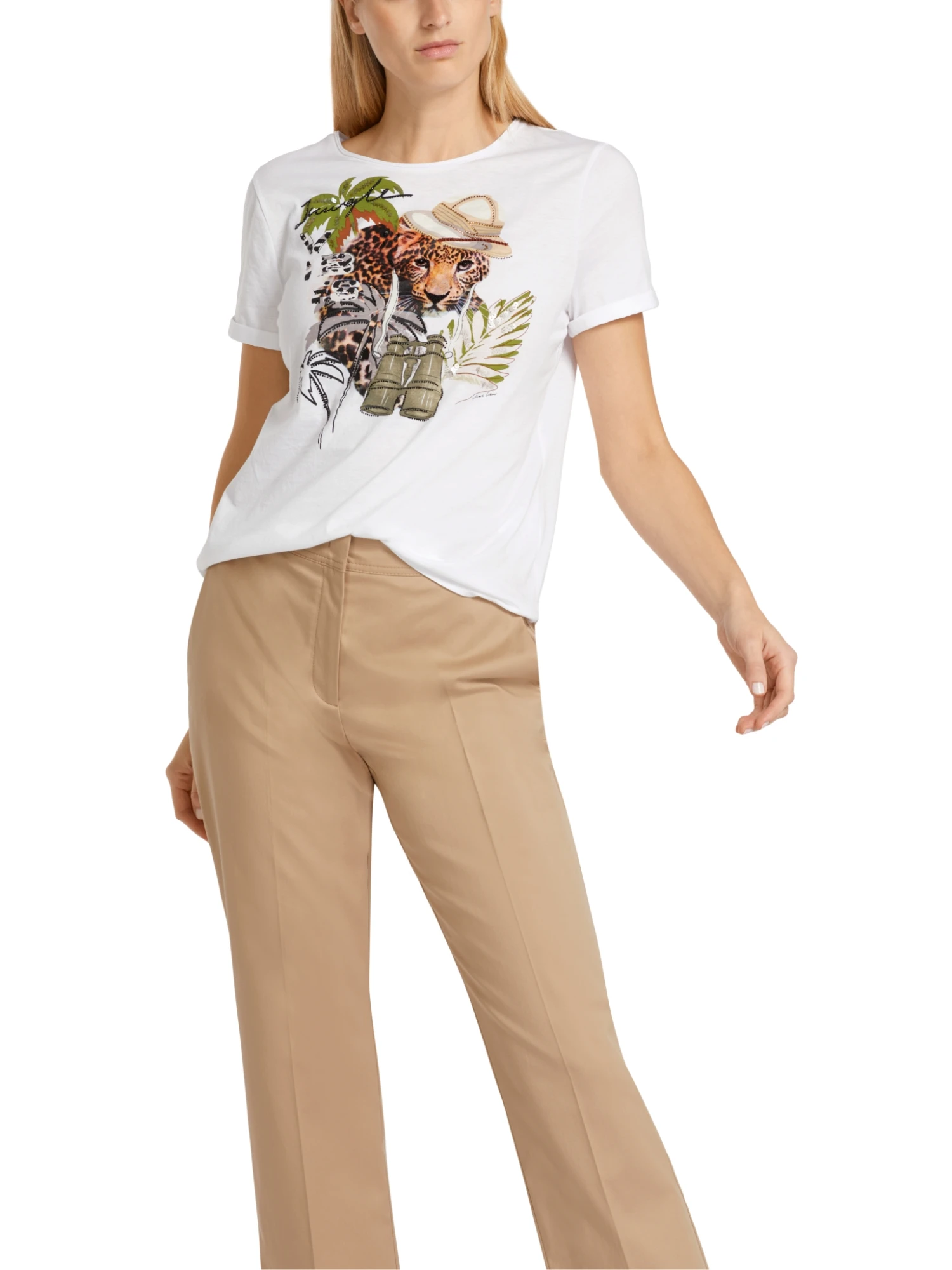 Marc Cain T-Shirt Mit Tiermotiv 10721686 2 Marc Cain T-Shirt Mit Tiermotiv 10721686 – Bild 2