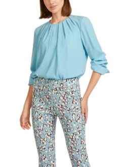 Marc Cain Blusenshirt Mit Falten 10681095 -Woehrl Populaire Boutique Marc Cain Co FrhjahrSommer 2023 314 UC5509W01 6